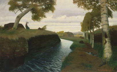 Kanal im Moorland, 1903